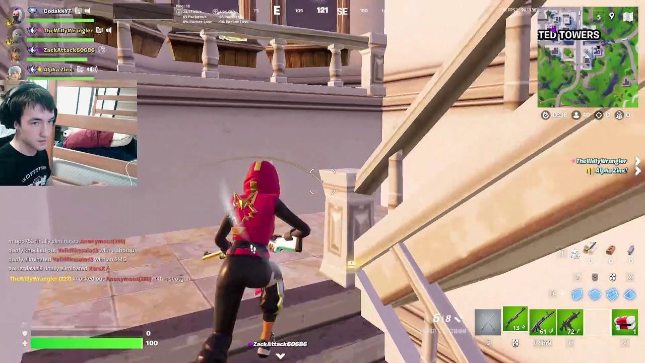 Fortnite Top 10k NA | Sub Goal 1482/1500