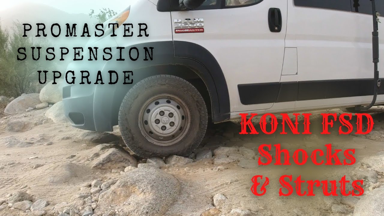 Модернизация подвески Promaster: плавный ход — обзор амортизаторов и стоек Koni FSD с пружинами Sumo