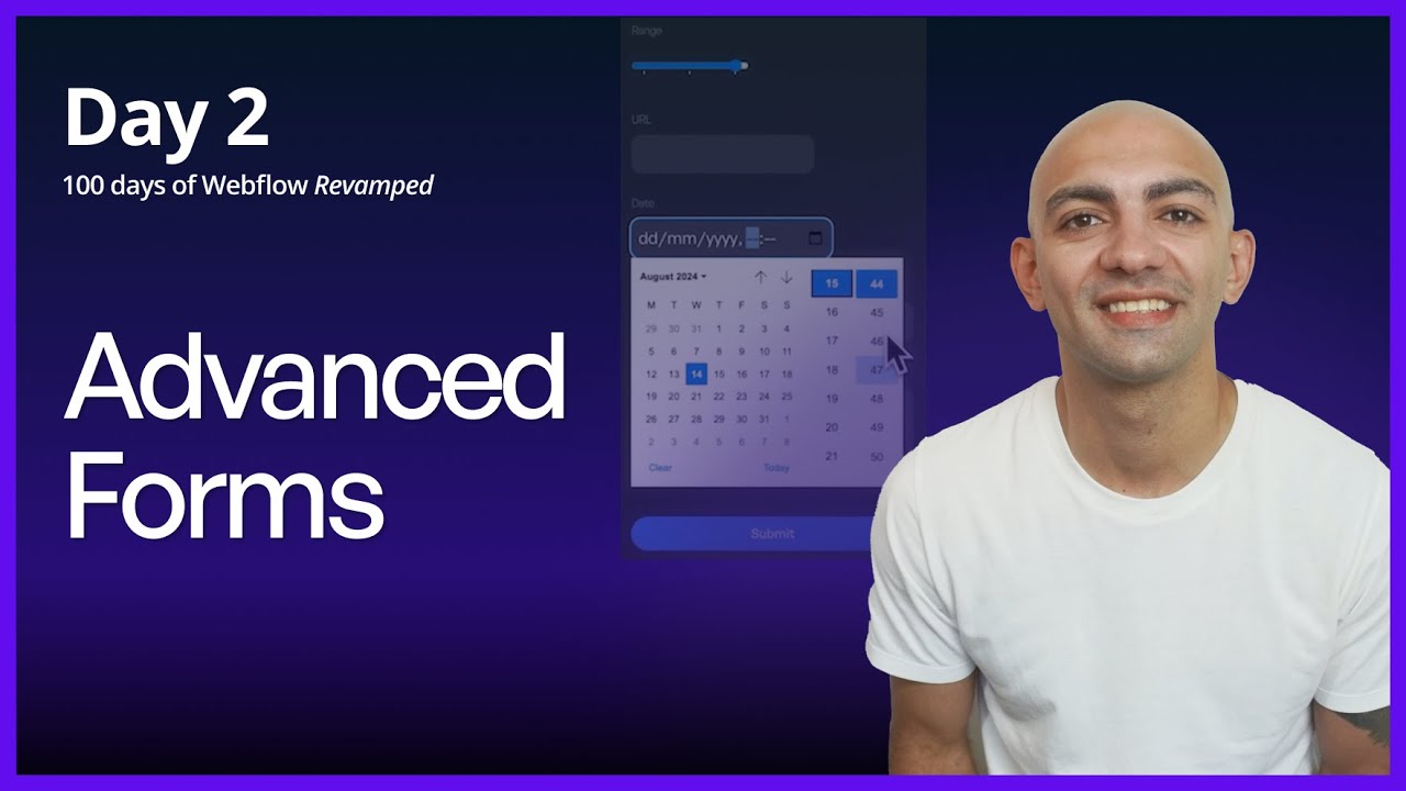 Master Advanced Webflow Forms | Range Sliders, Date Pickers & More!