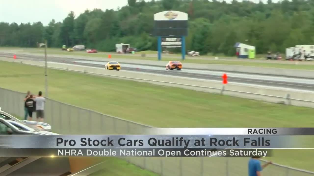 NHRA Pro Stock Cars qualify at Rock Falls Raceway