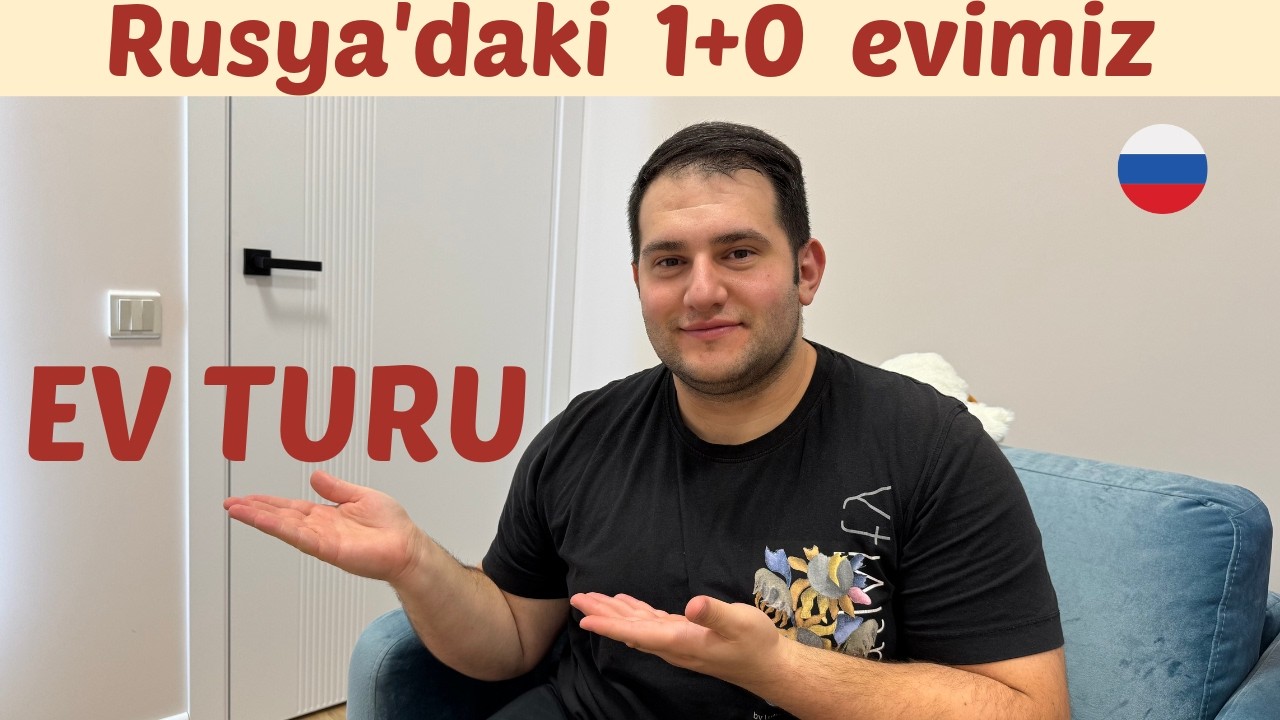Rusya'da nasıl bir evde yaşıyoruz? | Sıfırdan 60 m² bir ev yaptırdık | Ev turu