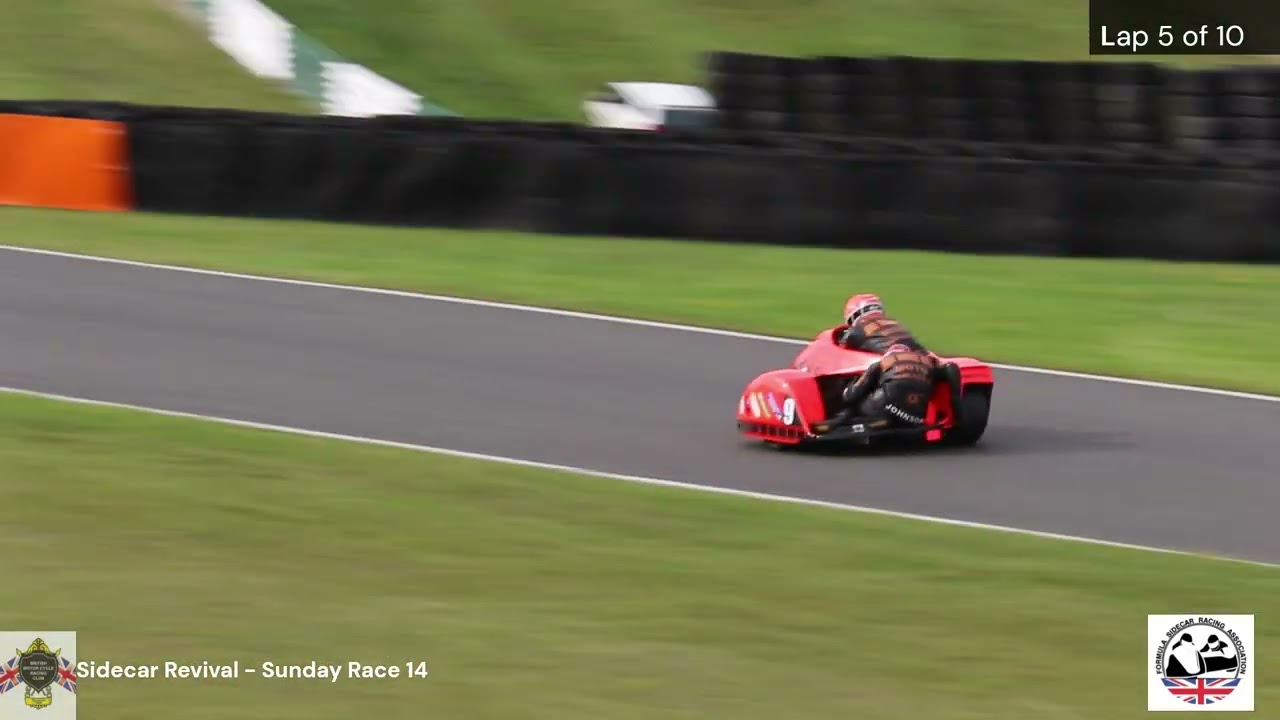 Sidecar Revival Sun Race 14 ACU/FRSA British F2 Sidecar Championship Cadwell Park 3rd August 2025