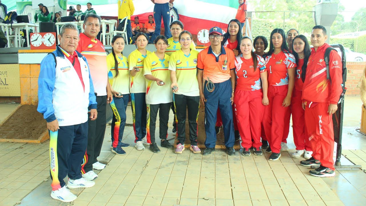 XIII CAMPEONATO NACIONAL SUB-25 FEMENINO DE TEJO. Cundinamarca VS V. Cauca (Ronda 6 Por Equipos)
