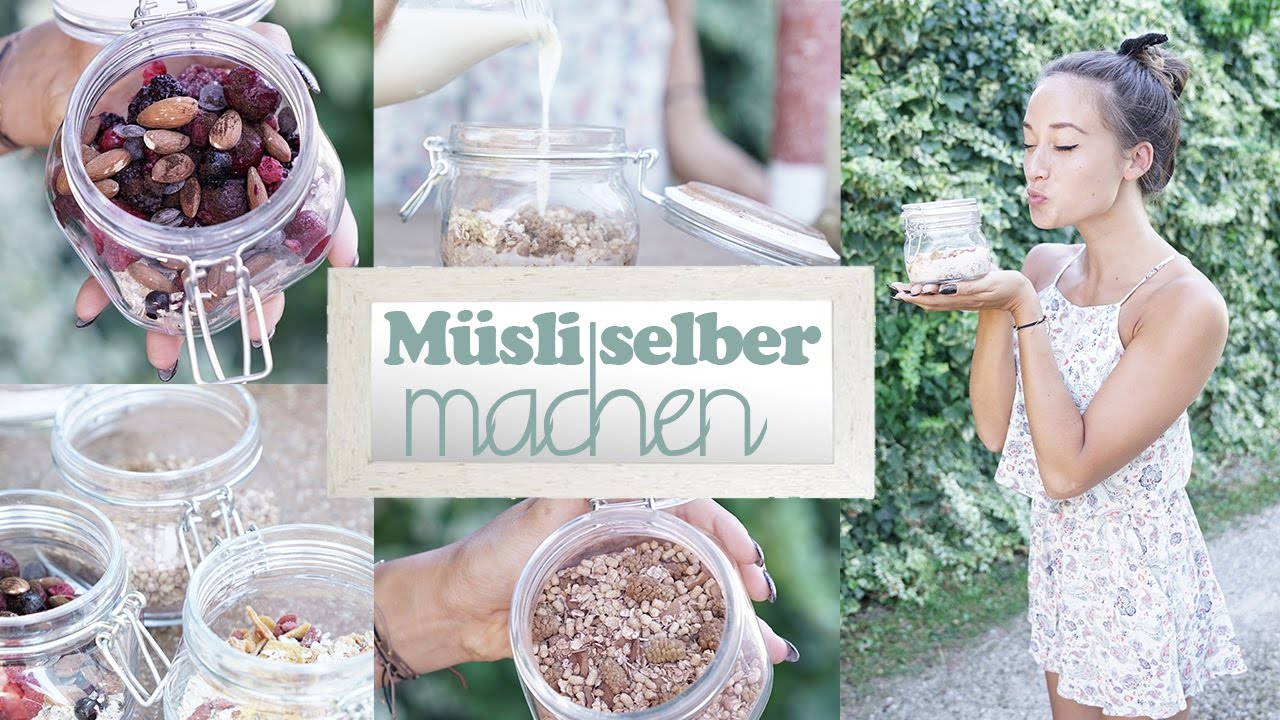 Gesundes Frühstück zum mitnehmen - Müsli selber machen - Lange & gesund satt bleiben