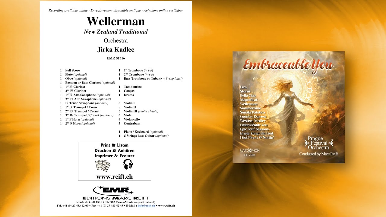 Jirka Kadlec: Wellerman - Editions Marc Reift – for Orchestra