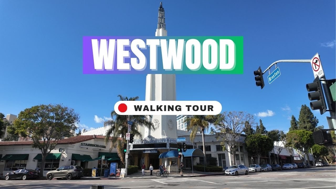 Westwood 4K Walking Tour(West Los Angeles), UCLA The Village