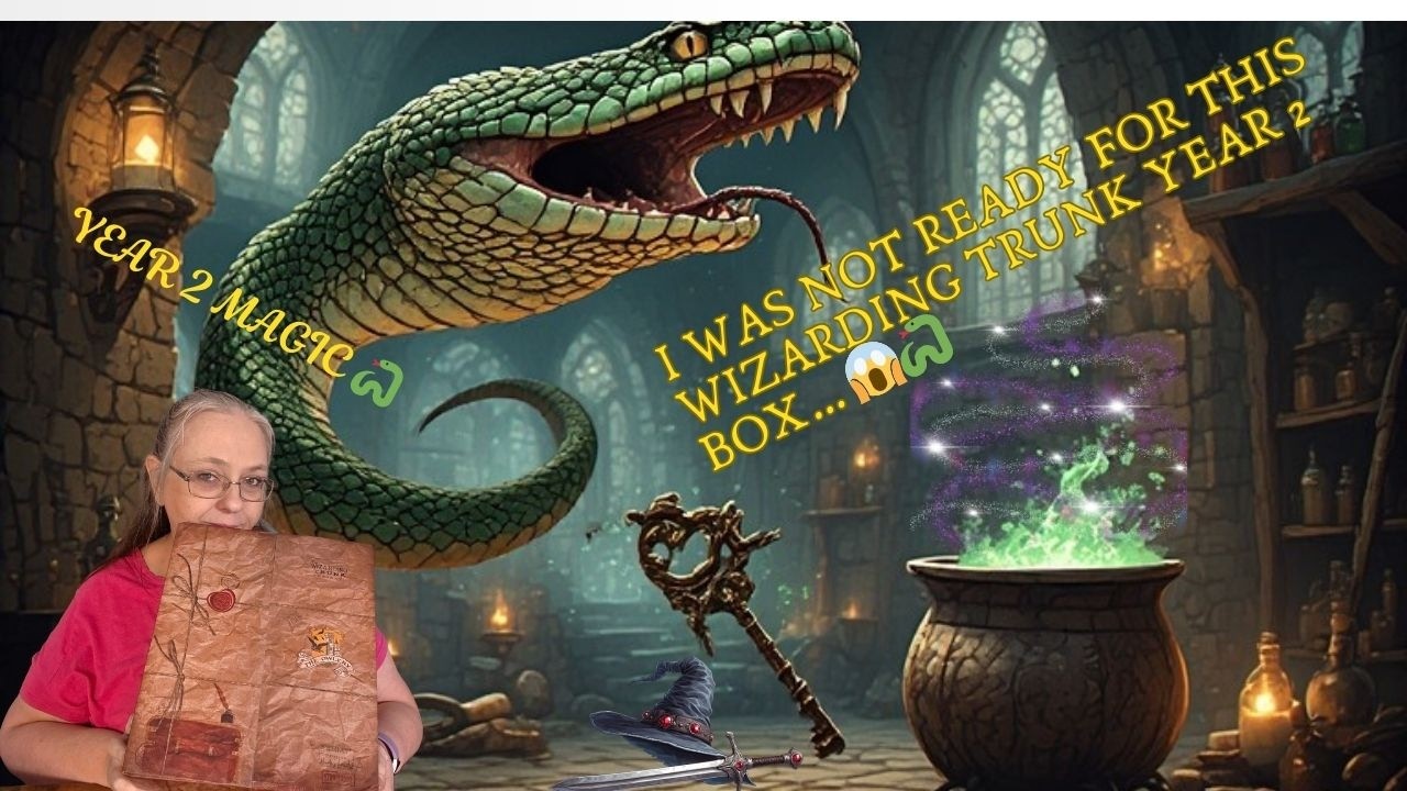 ✨ Wizarding Trunk Year 2 Unboxing | 12 Magical Collectibles & Pure Chaos 🐍✨