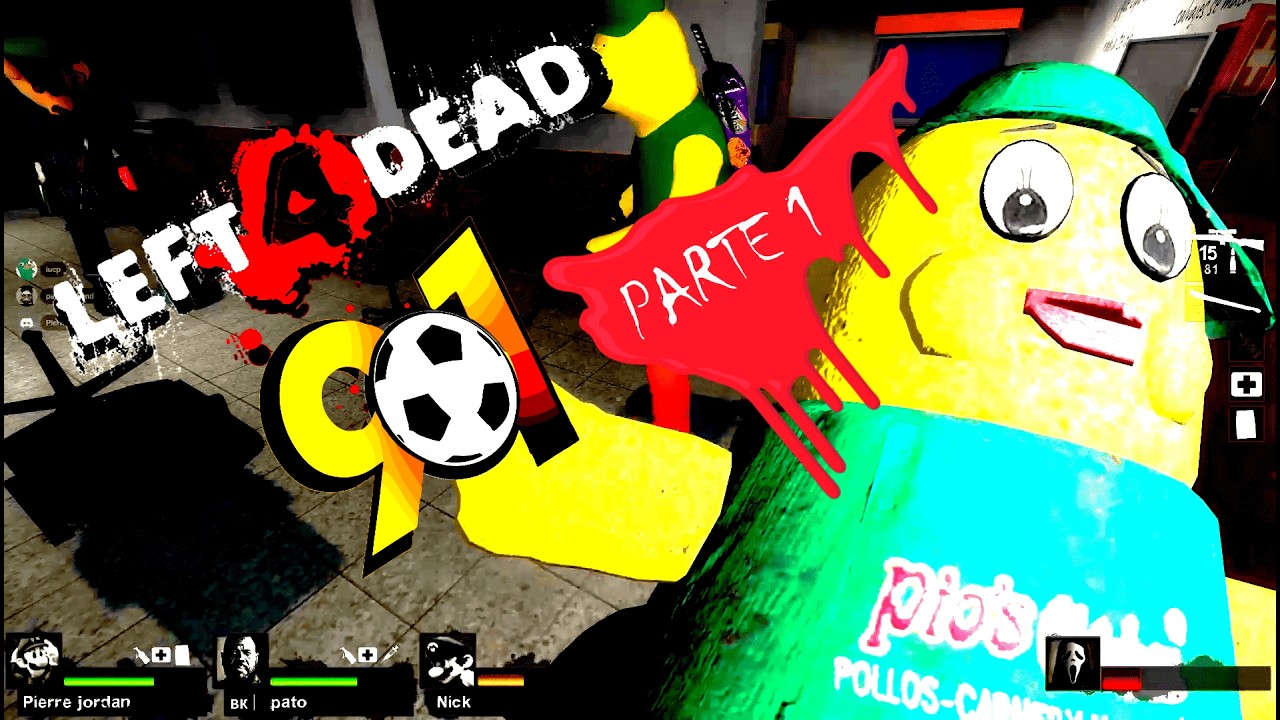 Gameplay | Left For Dead 2 con amigos | Las aventuras del pollo - Parte 1