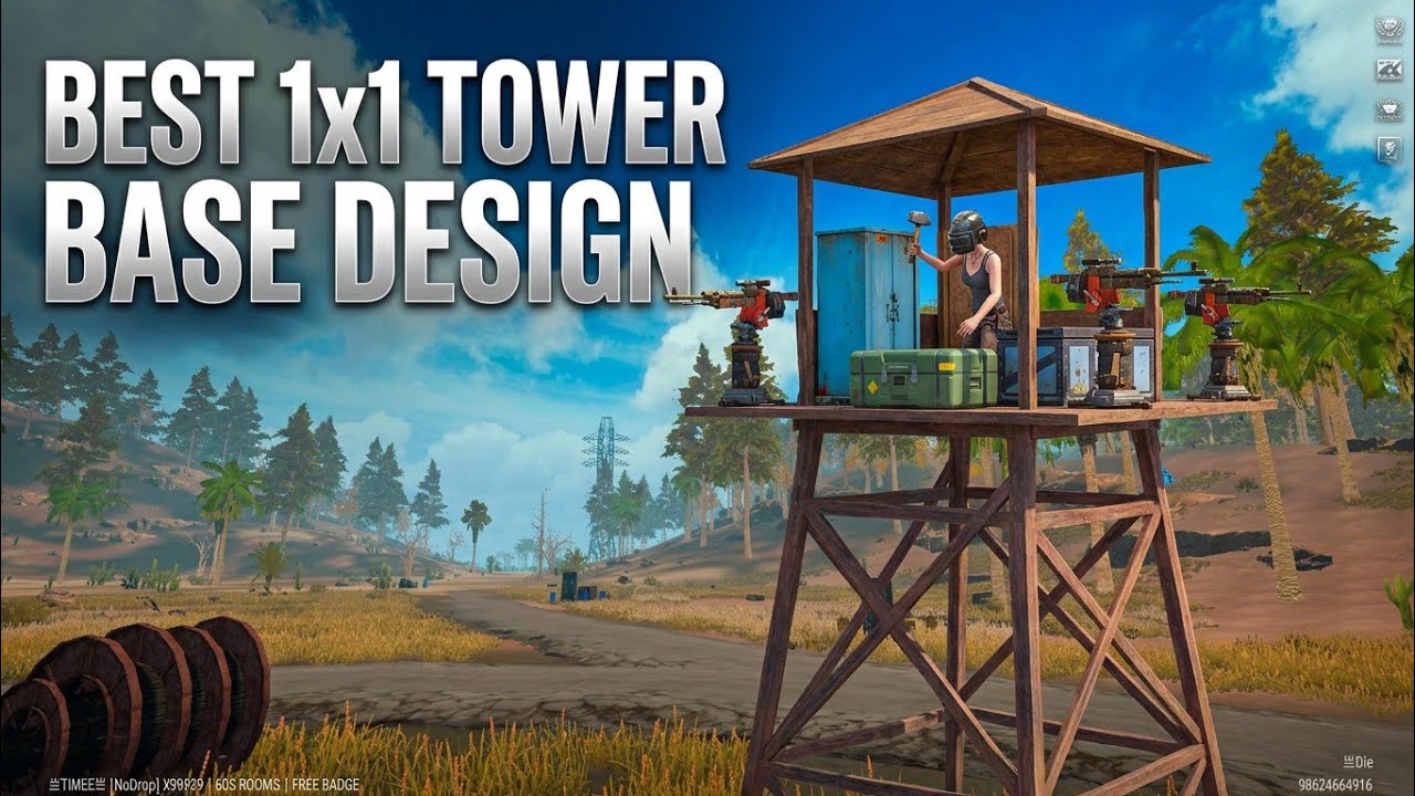 BEST 1x1 TOWER BASE DESIGN | SOLO PLAYER GUIDE | LAST ISLAND OF SURVIVAL