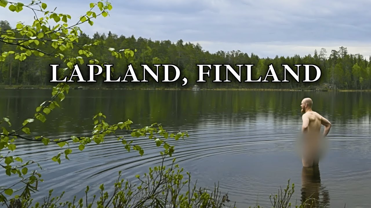 DIY Micro Camper Van in LAPLAND [3 days exploring, hiking, and fishing]