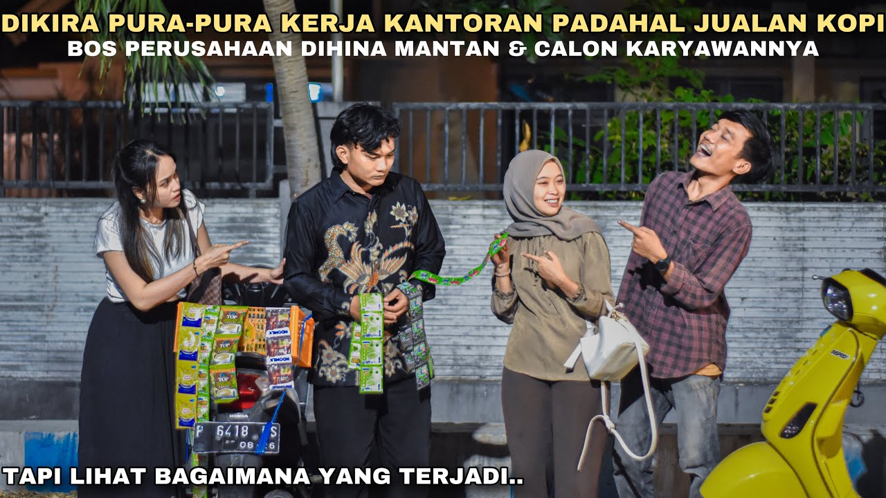 PENJUAL KOPI BIKIN SYOK MANTANNYA‼️SAAT DIRINYA DIJEMPUT ISTRI CANTIK & SEDAN MEWAH‼️ternyata..
