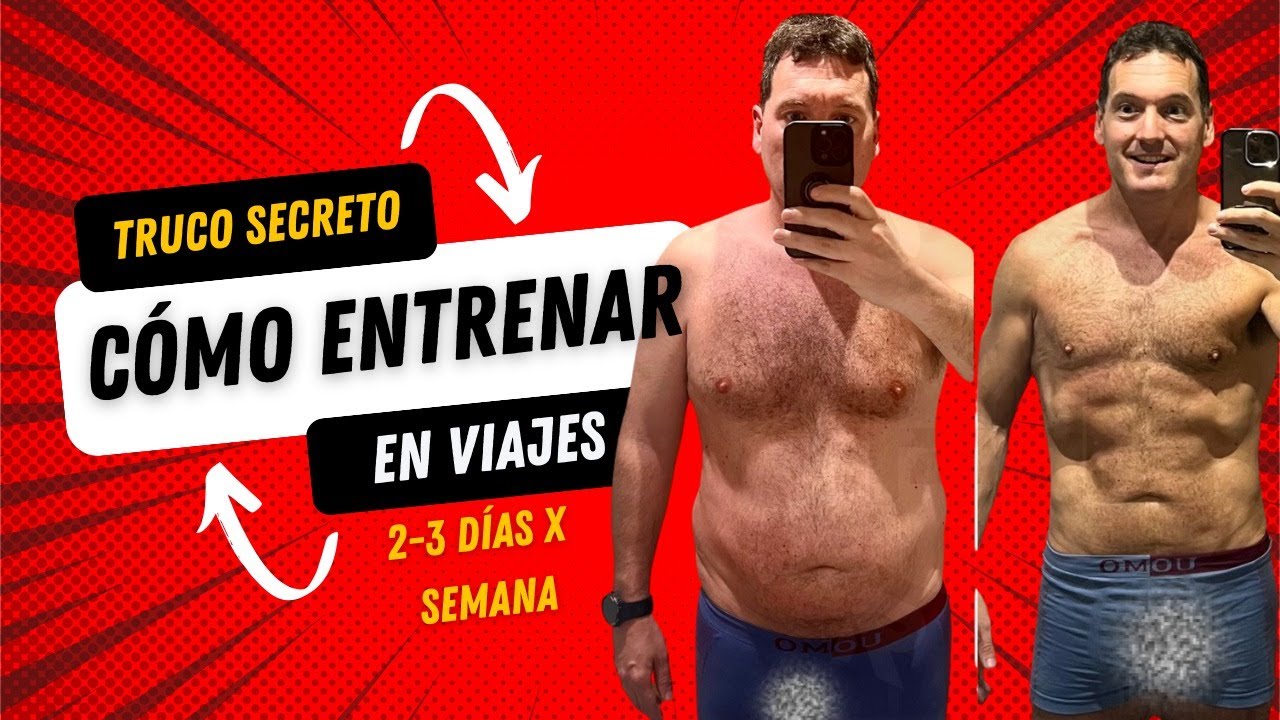 Viajas mucho, pero quieres entrenar bien en el gimnasio? Haz esto