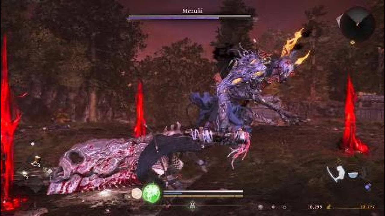 Nioh 3 - Mezuki fight