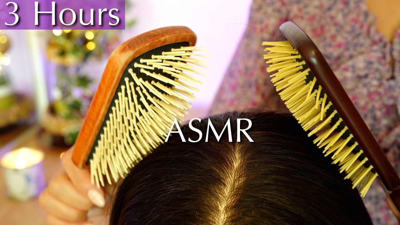 💜ASMR Hair Brushing💜 Heavenly Hair Brushing for Total Calm👼 No Talking