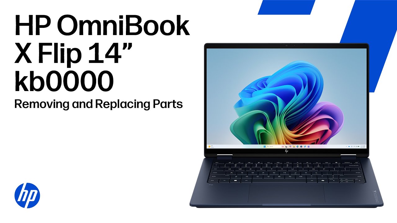 Removing & replacing parts | HP OmniBook X Flip 14-kb0000 2-in-1 Laptop Next Gen AI PC | HP computer