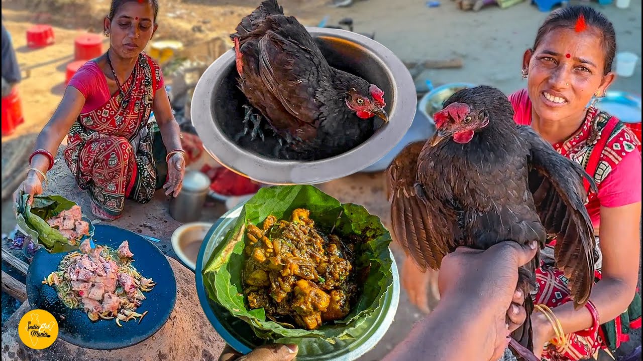 Jharkhandi Adivasi Style Junglee Murga Recipe In Ranchi l Ranchi Street food
