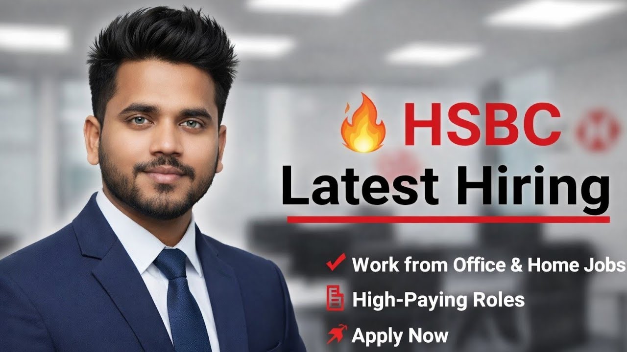 HSBC Direct hiring Started || Latest hybrid jobs || HSBC....