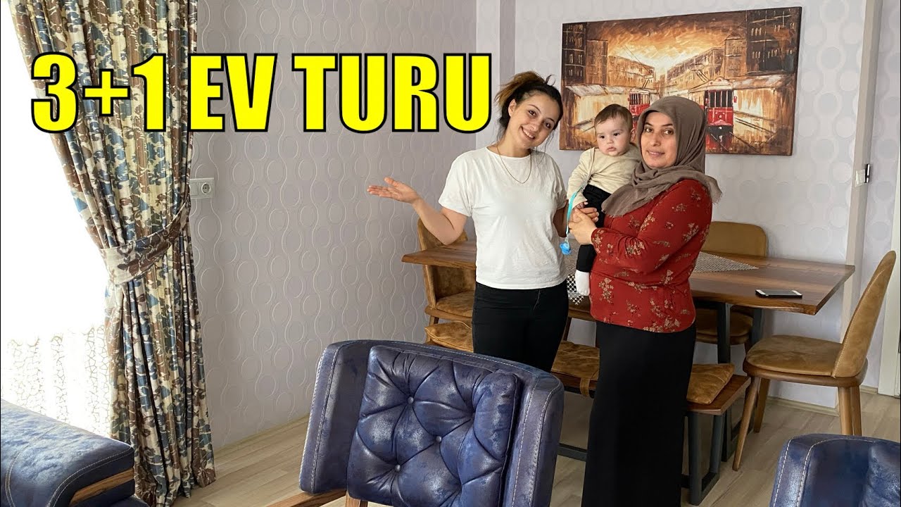 3+1 EV TURUM 🥰✔️ AİLEMLE GÜZEL BİR VLOG #gülünevhayatı #nazıkılgaz #evturu @Gülünevhayatı