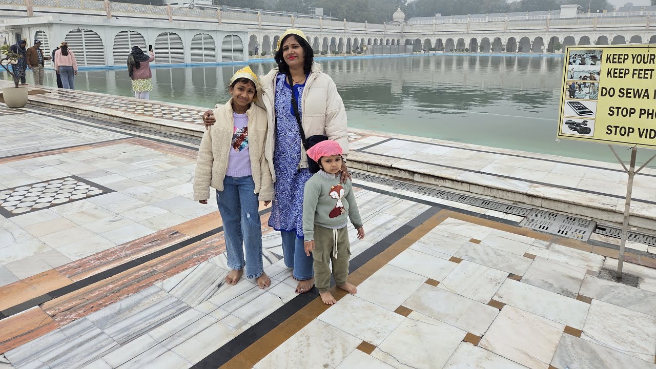 Delhi Gurudwara#minivlog#familyvlog#Kids videos 