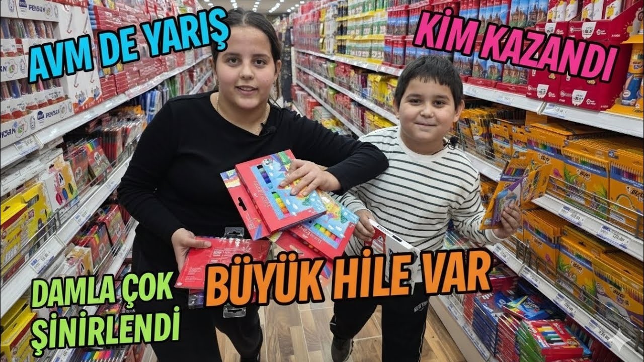 DAMLA AVM’DE ÇILDIRDI! 😱 10 DAKİKADA ALIŞVERİŞ YARIŞI (BÜYÜK HİLE!)