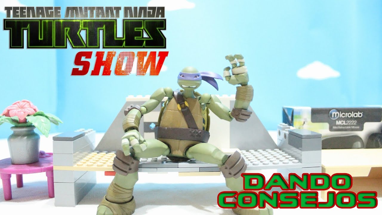 TORTUGAS NINJA show: Dando consejos - stop motion - parodia - animacion - tmnt - corto
