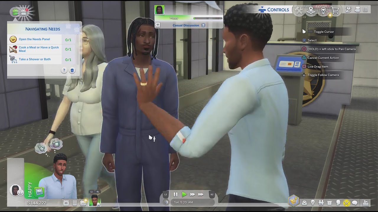 Introducing Rashad in The Sims 4 Going to prison😔