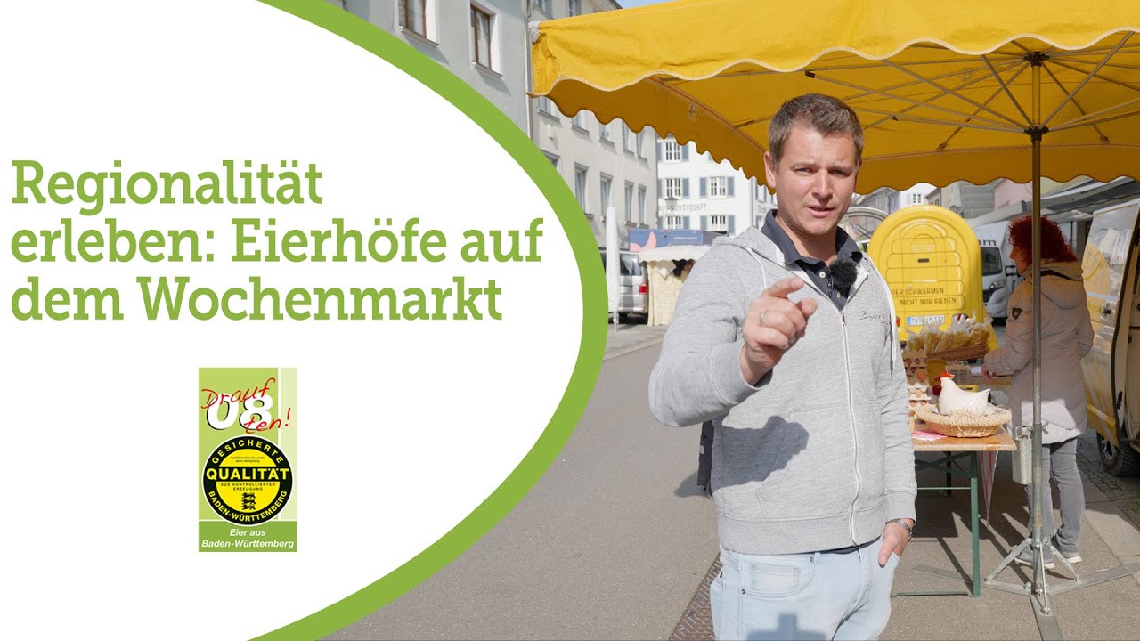 Regionalit&auml;t erleben: Eierh&ouml;fe auf dem Wochenmarkt