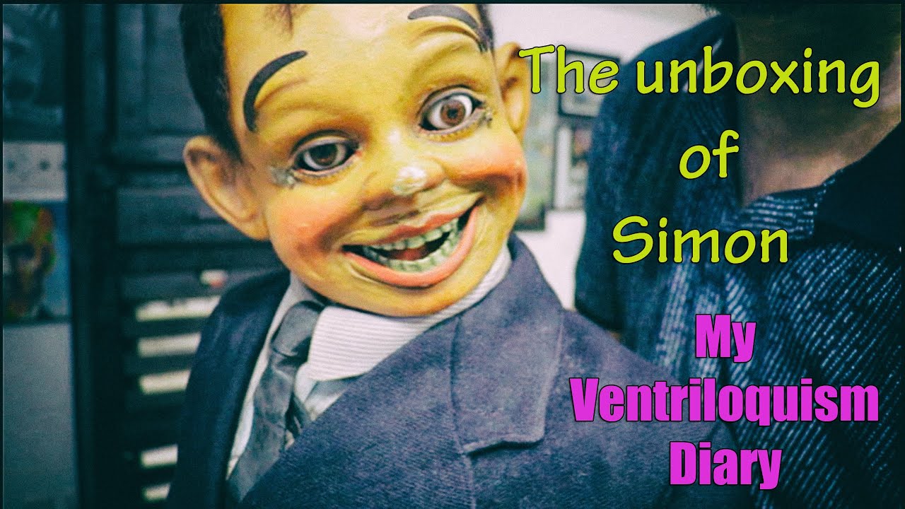 Unboxing Simon Creepy Insull puppet ventriloquist figure dummy