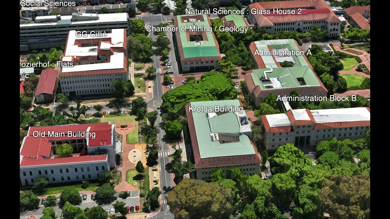 Virtual campus map guide/tour