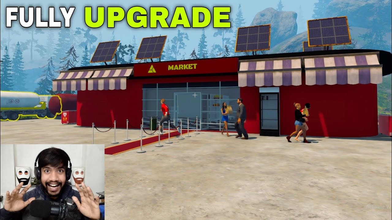 FULLY UPGRADE MARKET || PUMPING SIMULATOR 2