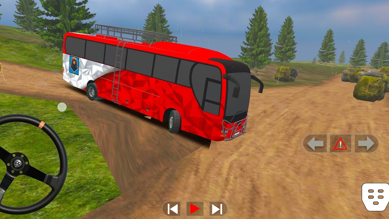 Coach Bus Simulator India Off Road Driving Bus Game Simulator 2025 Gameplay Video Part #448
