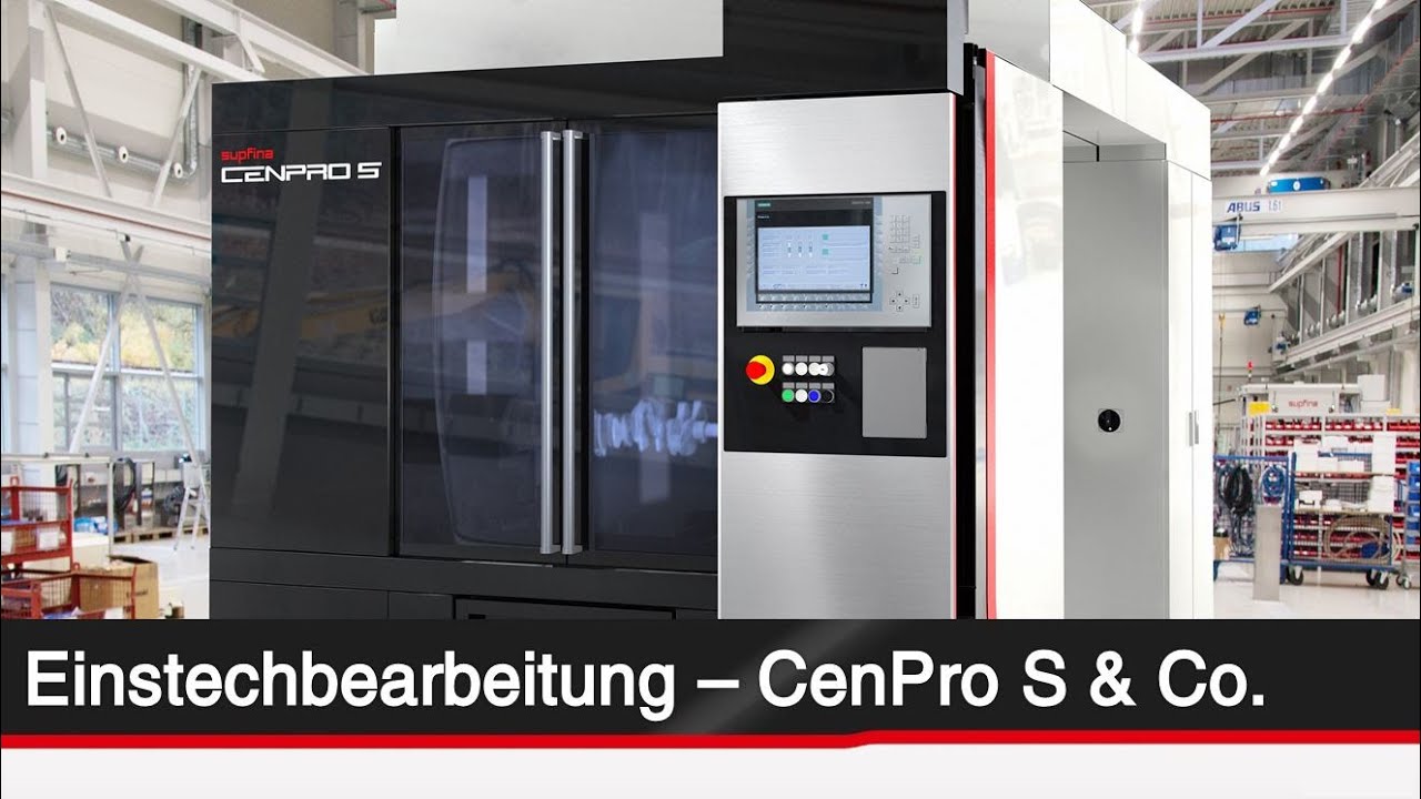 Einstechbearbeitung - CenPro S & Co. / Plunge finishing CenPro S & Co.