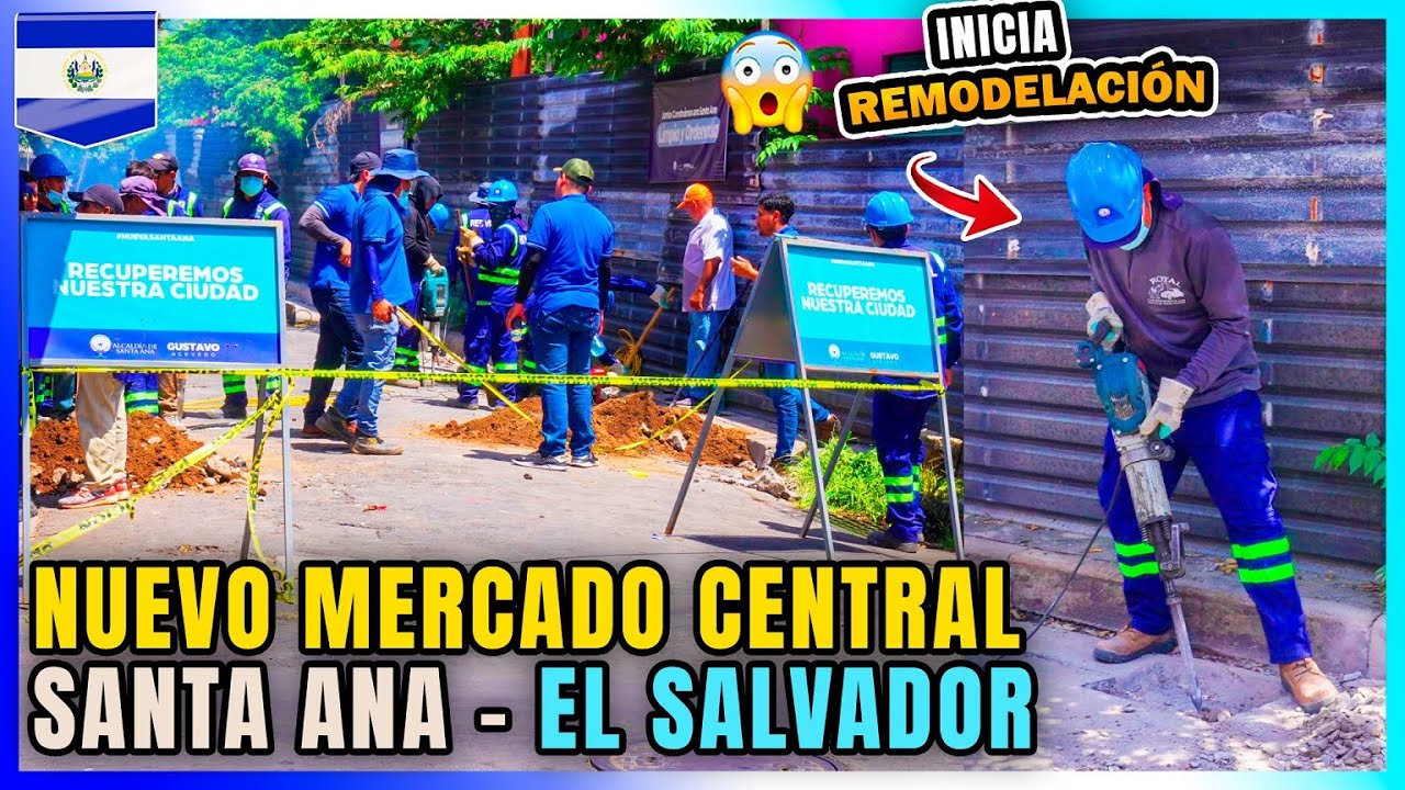 🇸🇻 Caminando Santa Ana El Salvador | REMODELACIÓN del MERCADO de Santa Ana