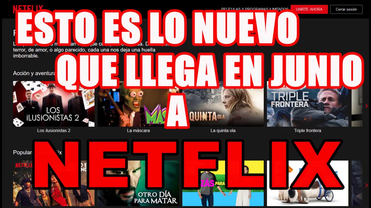 AQU&Iacute; EST&Aacute;N LOS ESTRENOS DE NETFLIX PARA EL MES DE JUNIO