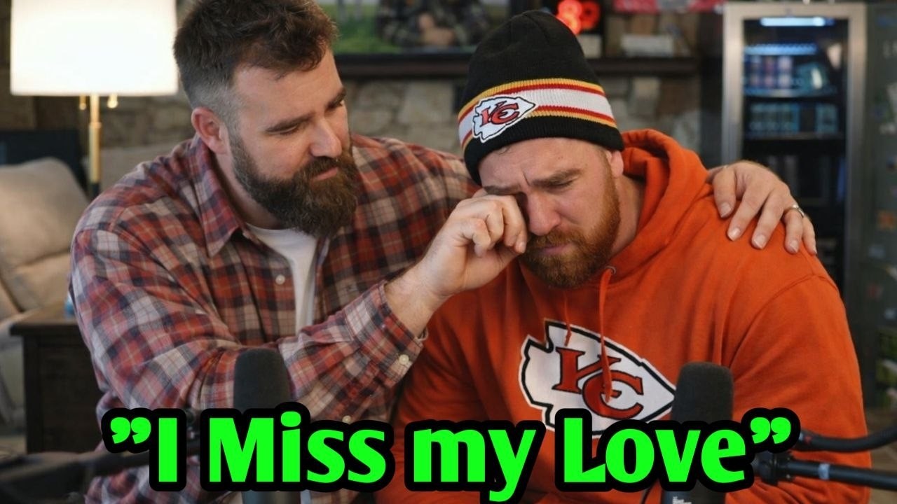 Jason FELT PITY for Travis Kelce as He CRY about Missing Fiance Taylor Swift on New Heights Podcast