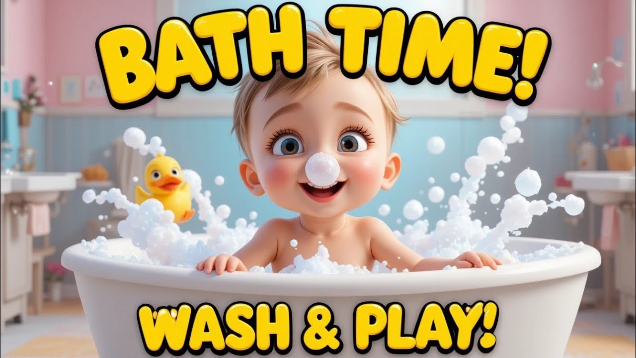 Bath Time Splash Party / Kids Video / Kids Song!