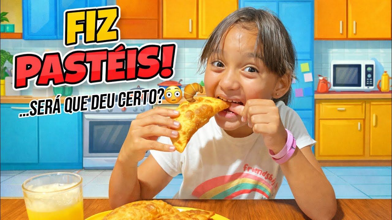 Fiz pastéis em casa… será que deu certo? 😱🥟 |