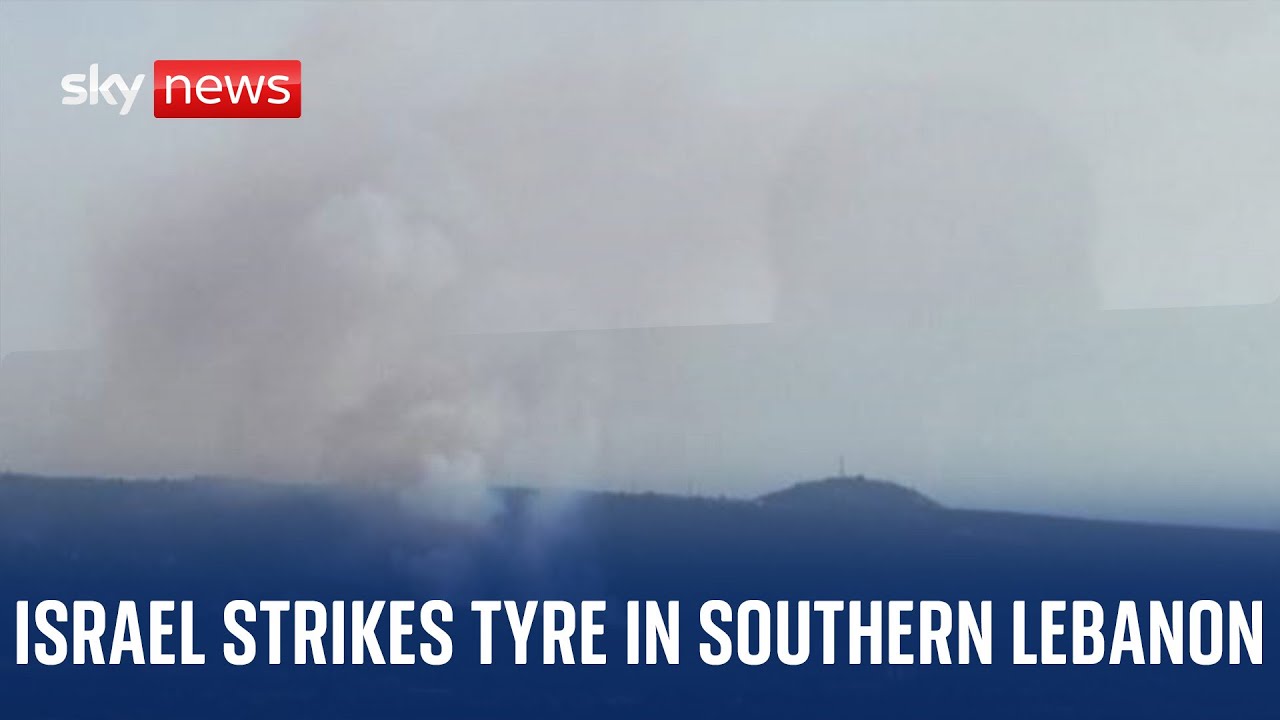 Watch live: Israel strikes Lebanon's southern coastal city of Tyre