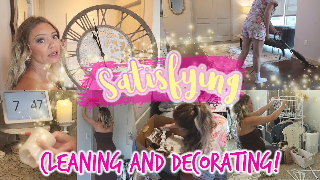 CLEAN AND DECORATE WITH ME! PART 1 ✨ 🧼