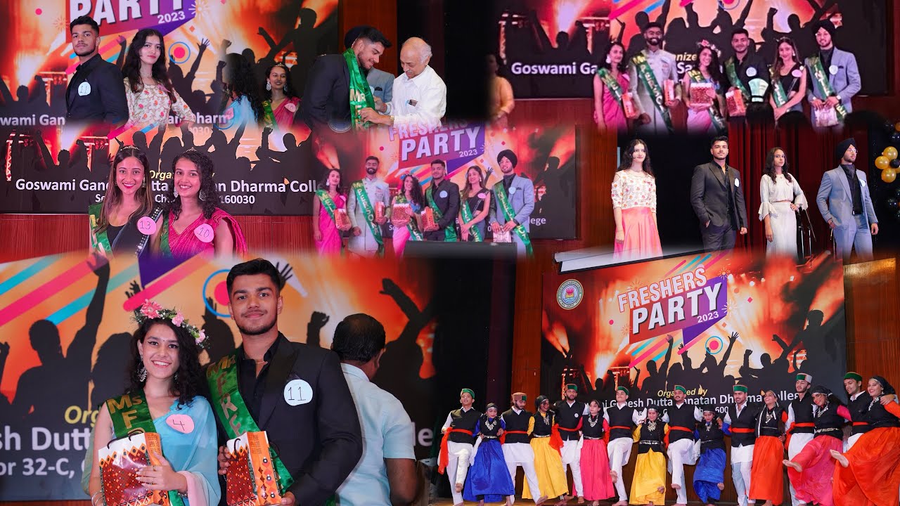 SD COLLEGE FRESHERS PARTY 2023 | WINNING MR FRESHER TITLE |CHANDIGARH 32-C|