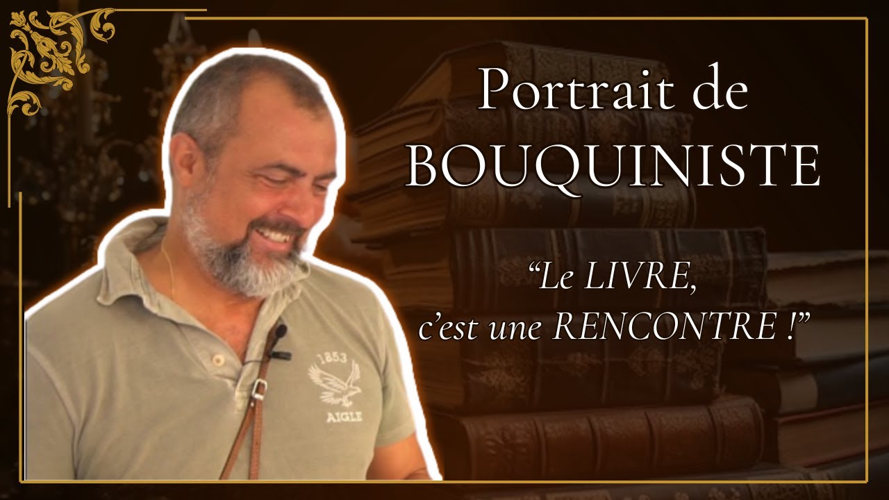 BOUQUINISTE et LIVRES ANCIENS : À Nice, Rencontrez GILLES et ses Trésors Littéraires.
