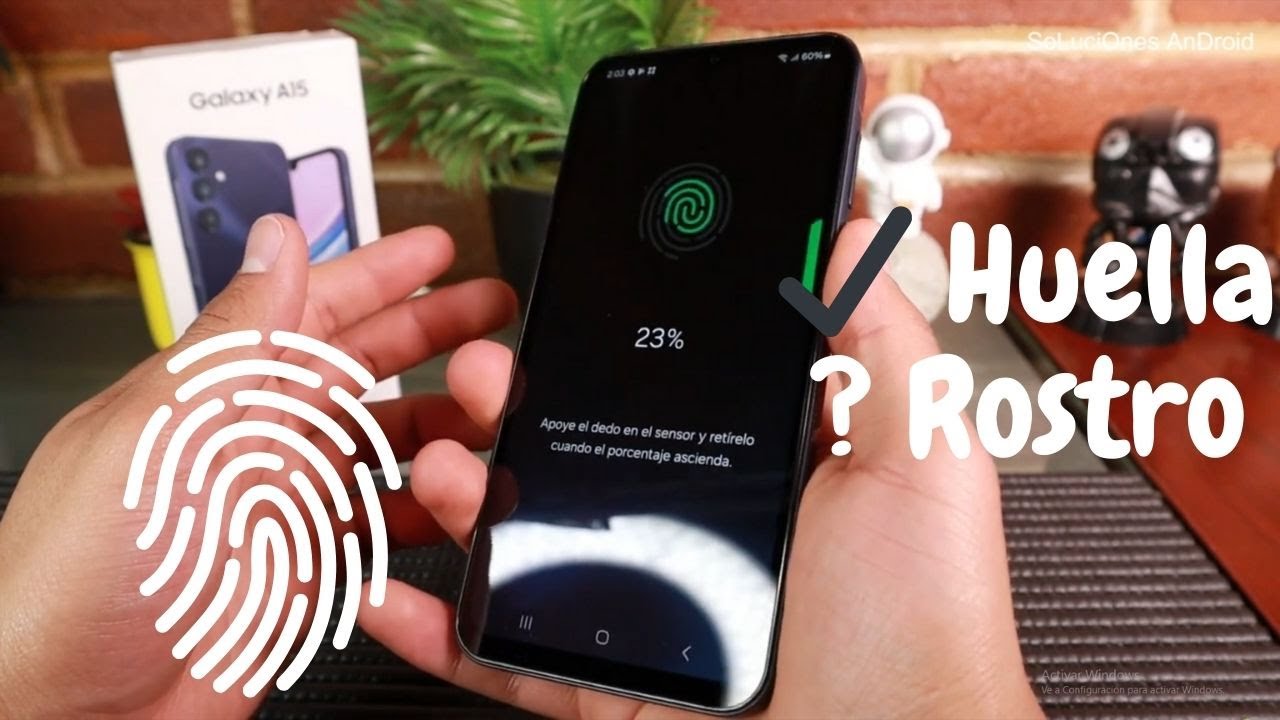 😱 Desbloqueo FACIAL o con huella? | Samsung Galaxy A15