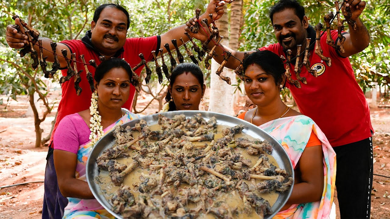 ஆட்டுக்கால் பாயா-வின் JALA BULA JUNG | Mutten Leg Recipe | WORLD FOOD TUBE
