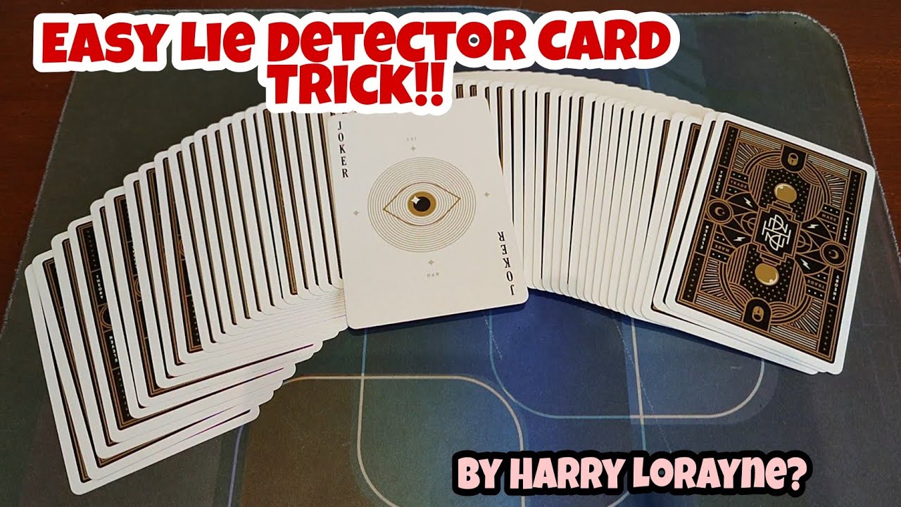Lie detector/Cal-Q-Lator Magic Trick (By Harry Lorayne?)
