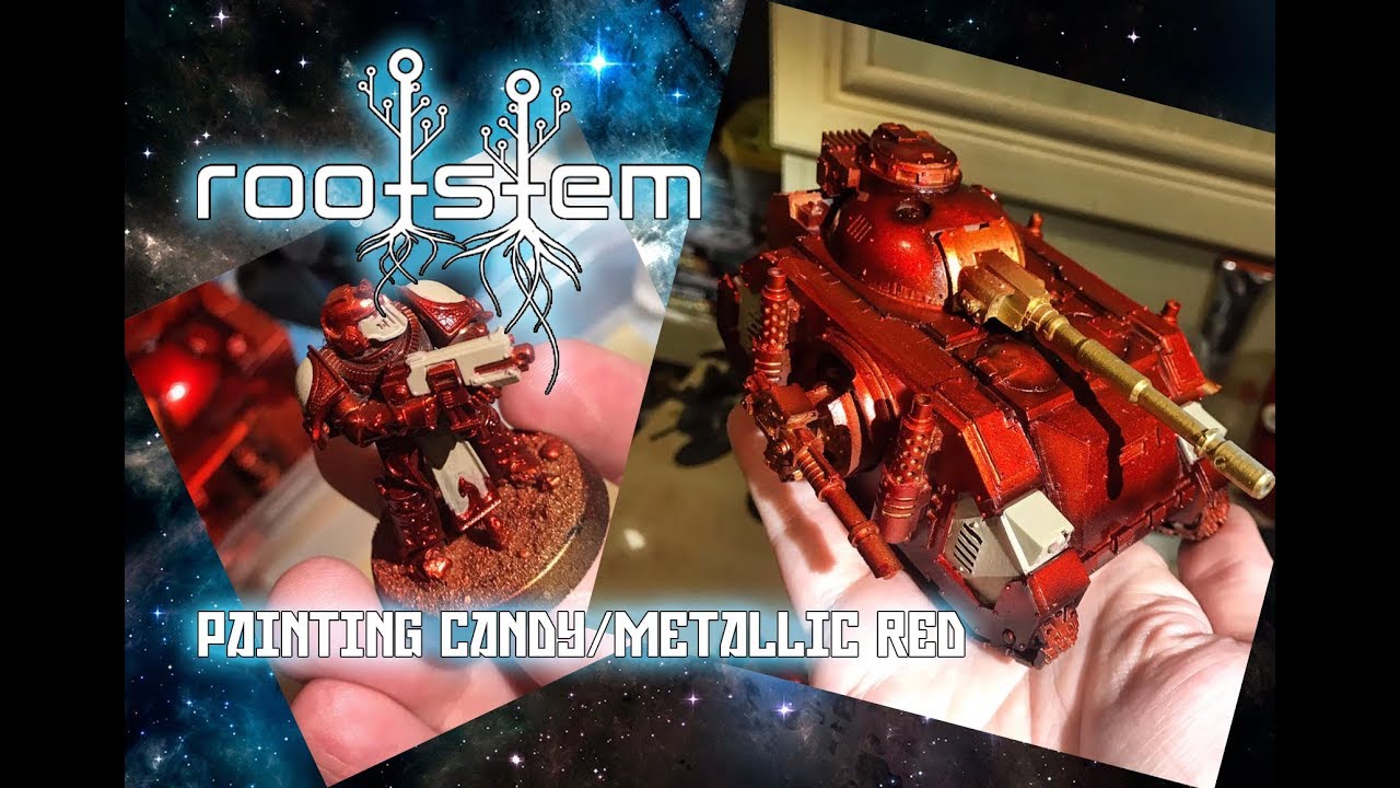 Painting Candy Red with a Gold Undercoat