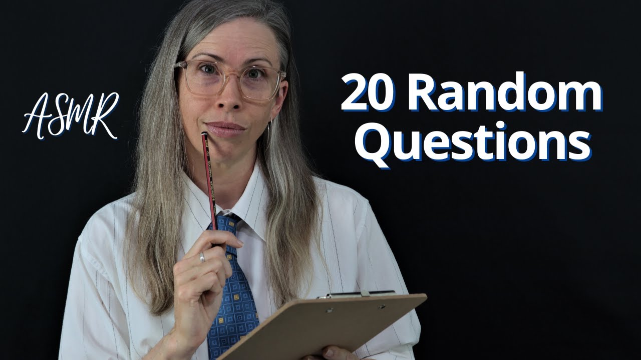 ASMR ✍️ 20 Questions at Random Research Inc. | Soft Spoken Roleplay