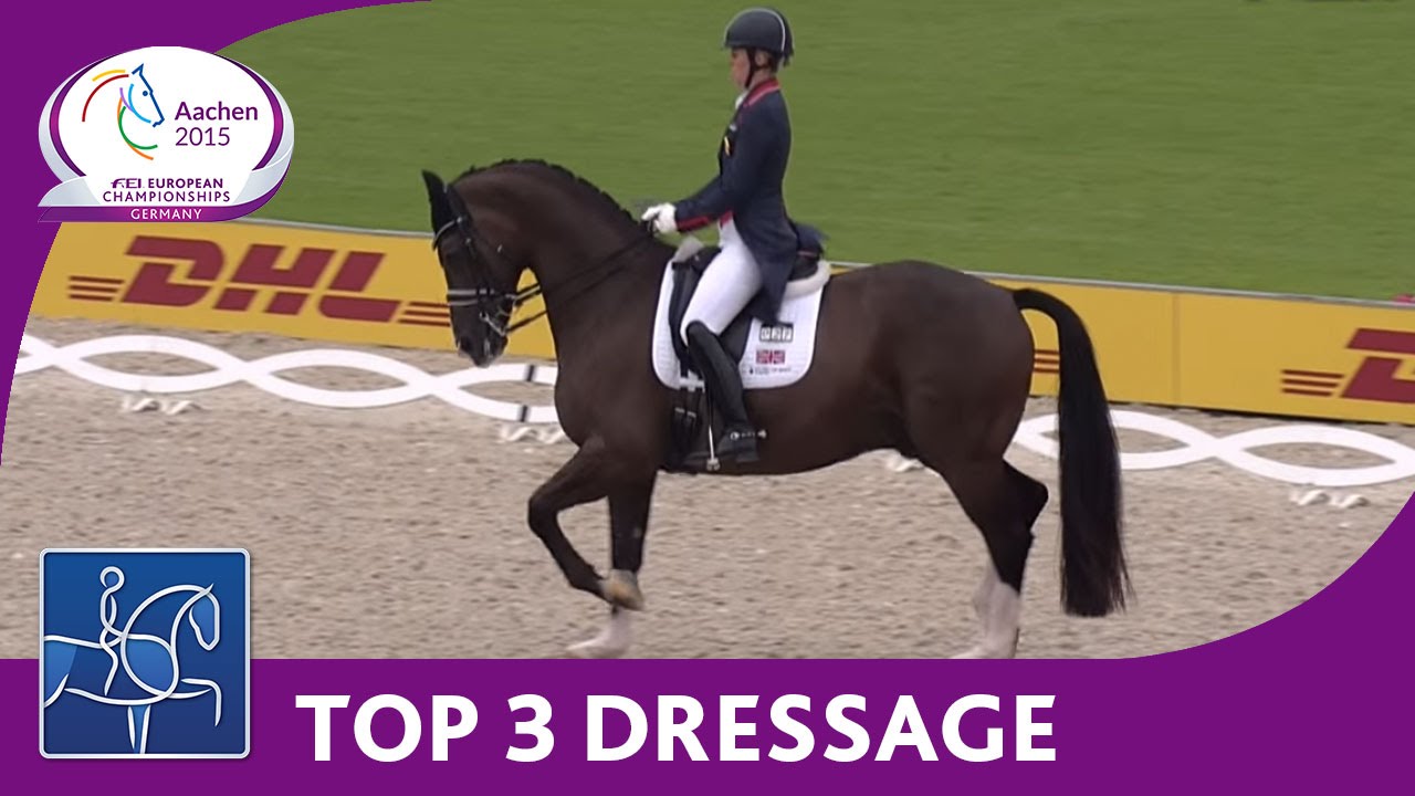 Top 3 Dressage Freestyle - Aachen - FEI European Championships 2015