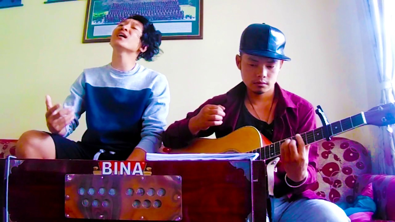 Timro manma lukeko kura..(chino)covered by Dipesh Rai,guitar Ganesh limbu