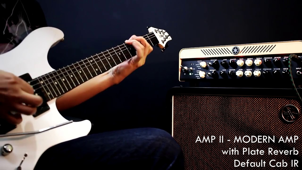 YAMAHA THR100HD LEAD and MODERN Amps Direct Recording Demo