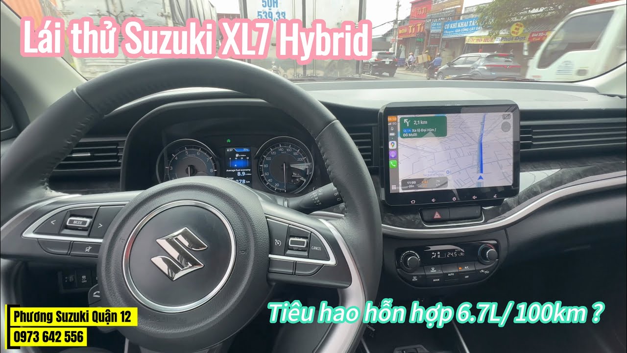 Lái thử SUZUKI XL7 HYBRID để xem độ tiêu hao nhiên liệu và cảm giác lái 